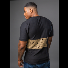 Load image into Gallery viewer, Black Polyester Spandex Shirt | Black Sandz | Tsion Tyeese